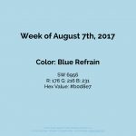 August 7th 2017 - Color for the Week