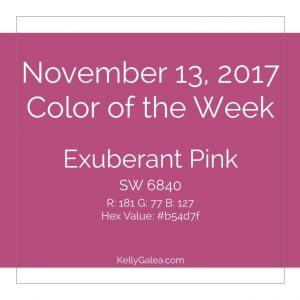 Color for the Week of November 13 2017