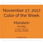 Color for the Week of November 27 2017