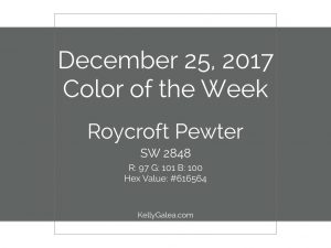 Color for the Week of December 25 2017