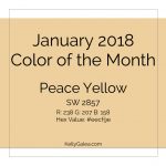 Color of the Month - January 2018