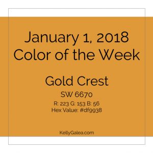 Color of the Week - January 1 2018