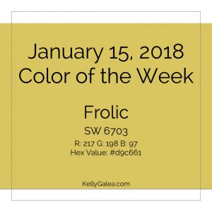 Color of the Week - January 15 2018