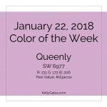 Color of the Week - January 22 2018