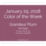 Color of the Week - January 29 2018