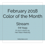 Color of the Month - February 2018