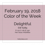 Color of the Week - February 19 2018
