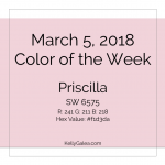 Color of the Week - March 5 2018