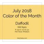 Color of the Month - July 2018