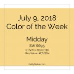 Color of the Week - July 9 2018