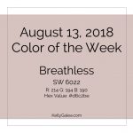 Color of the Week - August 13 2018