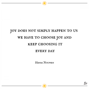 Henri Nouwen quote on joy