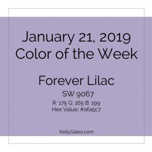 Color of the Week - January 21 2019