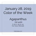 Color of the Week - January 28 2019