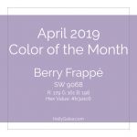 Color of the Month - April 2019