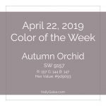 Color of the Week - April 22 2019