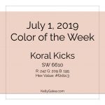 Color of the Week - July 1 2019