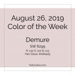 Color of the Week - August 26 2019