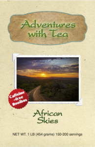 African Skies from Adventures with Tea