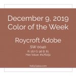 Color of the Week - December 9 2019