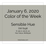 Color of the Week - January 6 2020