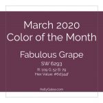 Color of the Month - March 2020
