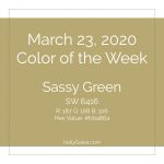Color of the Week - March 23 2020