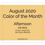Color of the Month - August 2020
