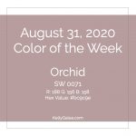 Color of the Week - August 31 2020
