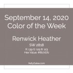 Color of the Week - September 14 2020