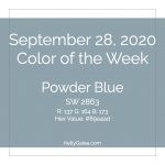 Color of the Week - September 28 2020