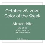 Color of the Week - October 26 2020