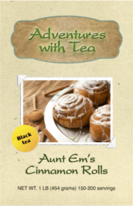 Aunt Em's Cinnamon Rolls - Black tea from Adventures with Tea