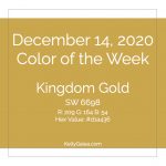 Color of the Week - December 14 2020