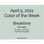 Color of the Week - April 5 2021