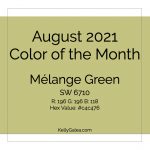 Color of the Month - August 2021