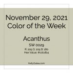 Color of the Week - November 29 2021