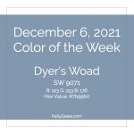 Color of the Week - December 6 2021