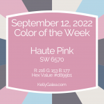 Color of the Week - September 12 2022