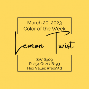 Color of the Week - March 20 2023