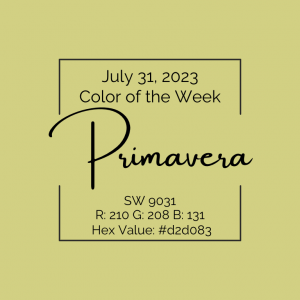 Color of the Week - July 31 2023