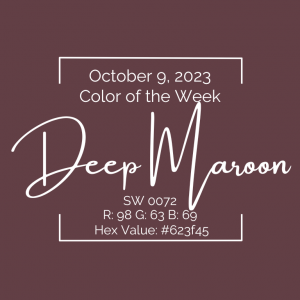 Color of the Week - October 9 2023