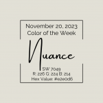 Color of the Week - November 20 2023