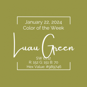 Color of the Week - January 22 2024
