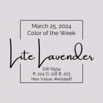 Color of the Week - March 25 2024